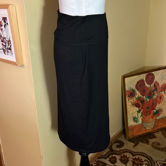 ATHLETA size SMALL Stretchy Pencil Skirt Pull-On Stretchy Wide Waistband $99 NEW - Picture 3 of 12